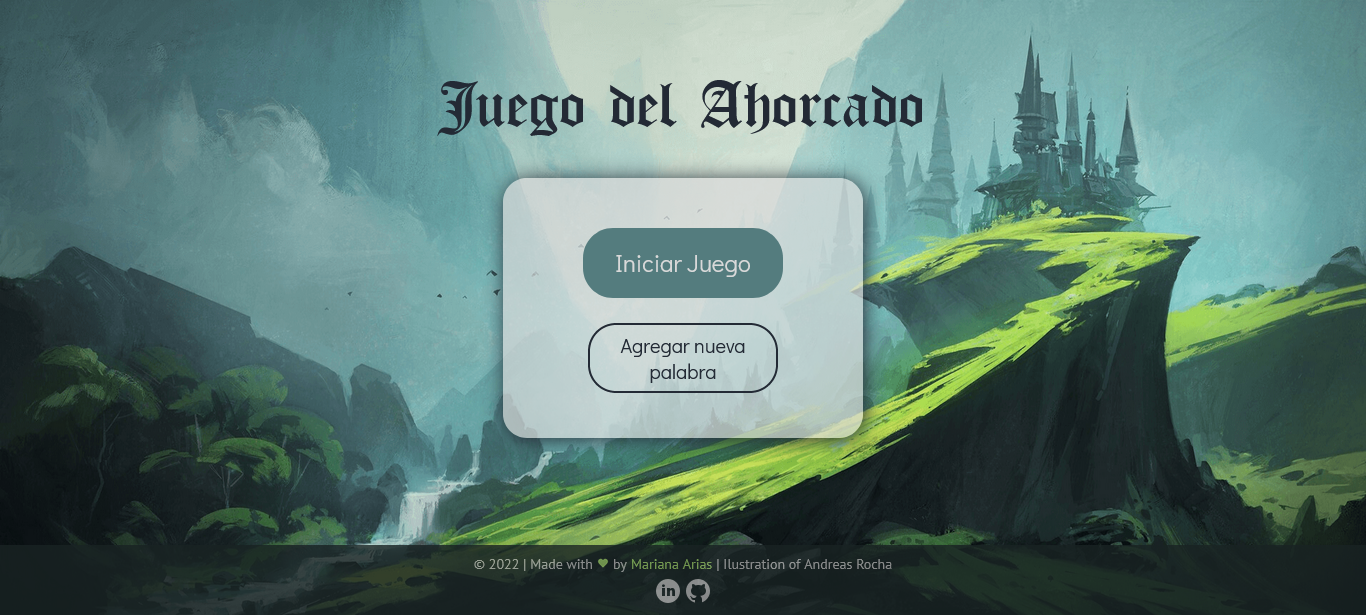 Proyecto: Juego del ahorcado